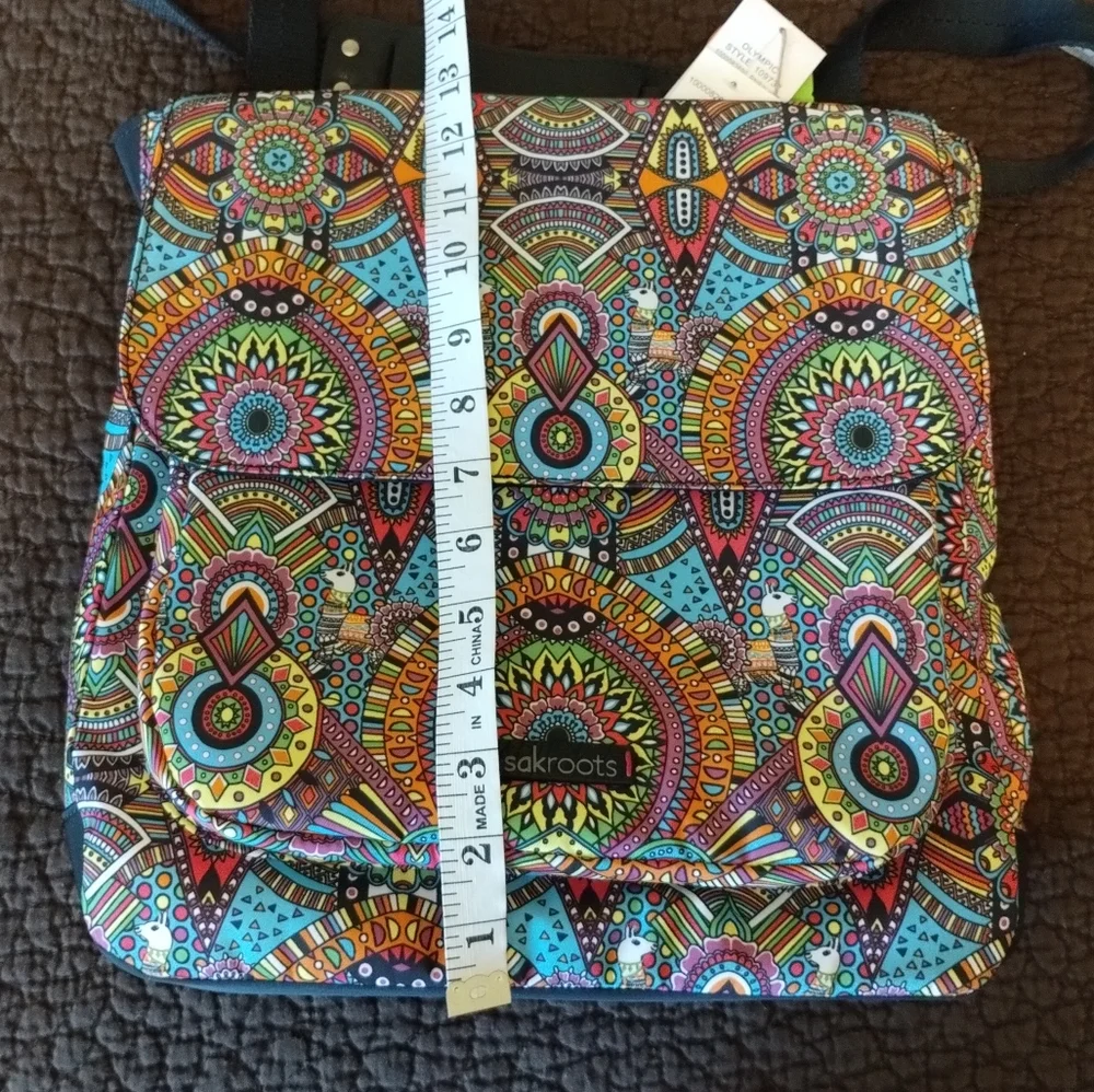 Sakroots Olympic Convertible Vegan Backpack, Rainbow Wanderlust, Indie Boho, NWT